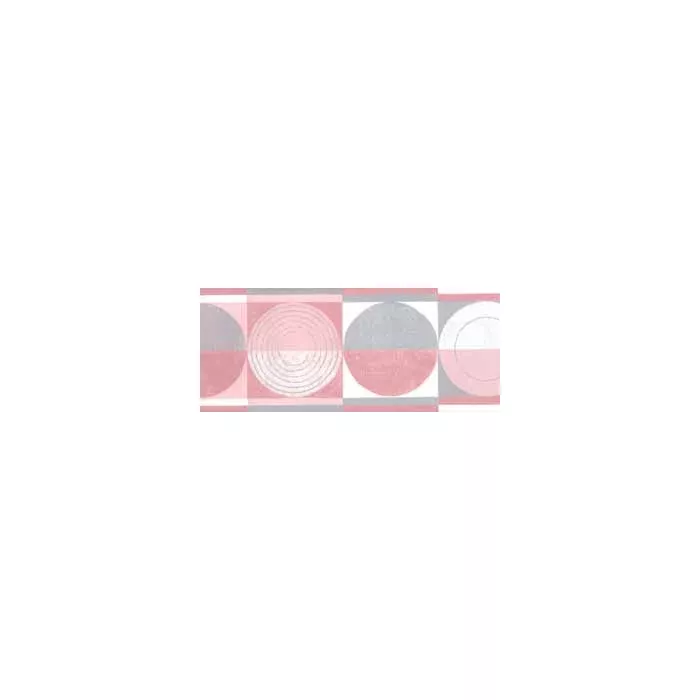 Pink and Silver Contemporary Wallpaper Border