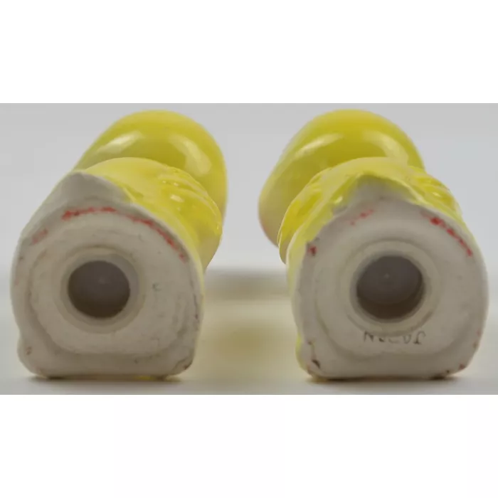 Ceramic Salt & Pepper Shakers - Yellow Canaries - 4.25" Tall