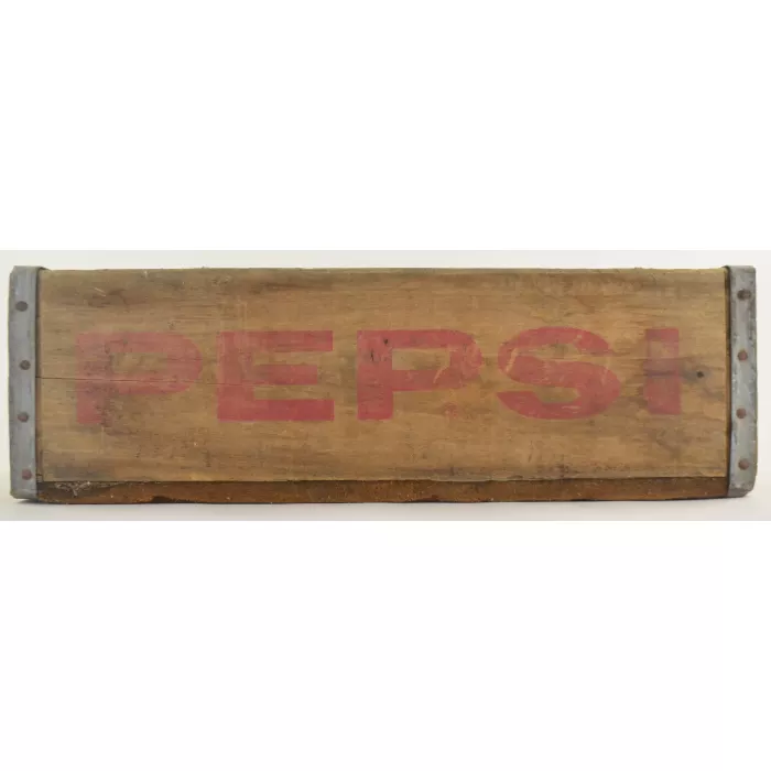 Pepsi Cola Crate - Wood Grain Carrier - Cleveland Ohio