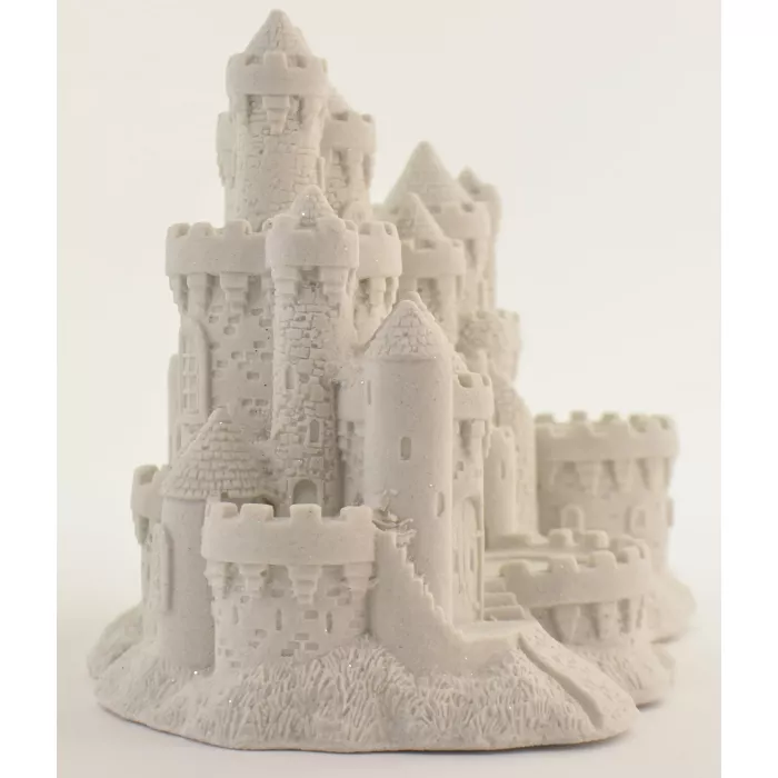 SAND-DECO Sand Castle Figurine & Candle Votive Holder CAN906 - 5 Candles