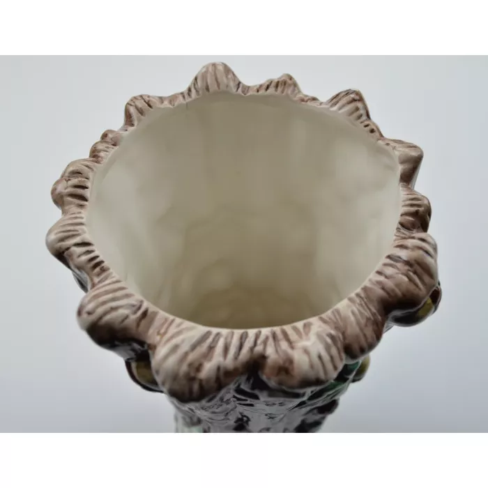 LBK Glazed Pottery Tree Vase - 10" Tall