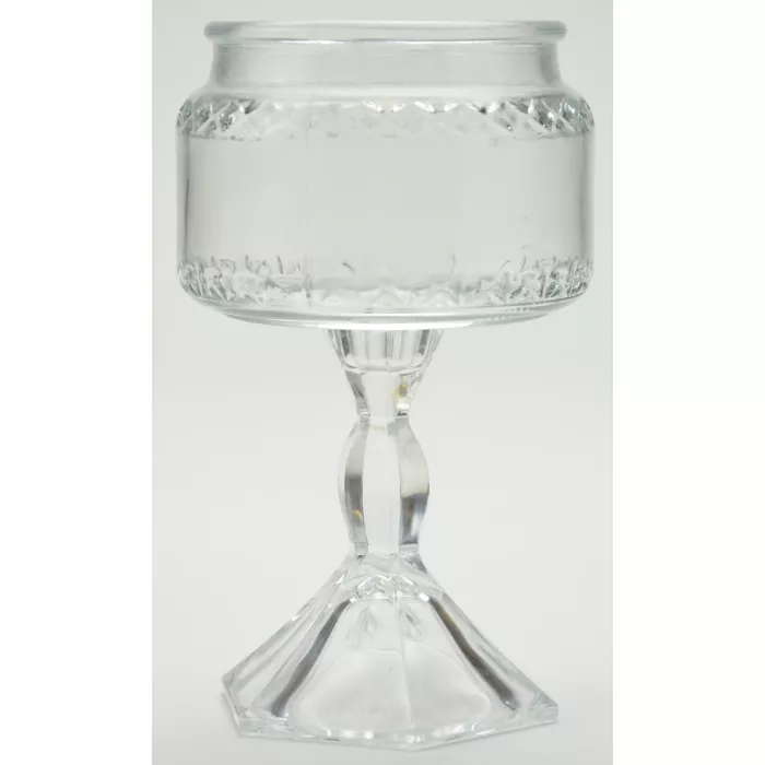 Redneck Wine Glass -  Short Glass -  Flared Stem - 7" Tall