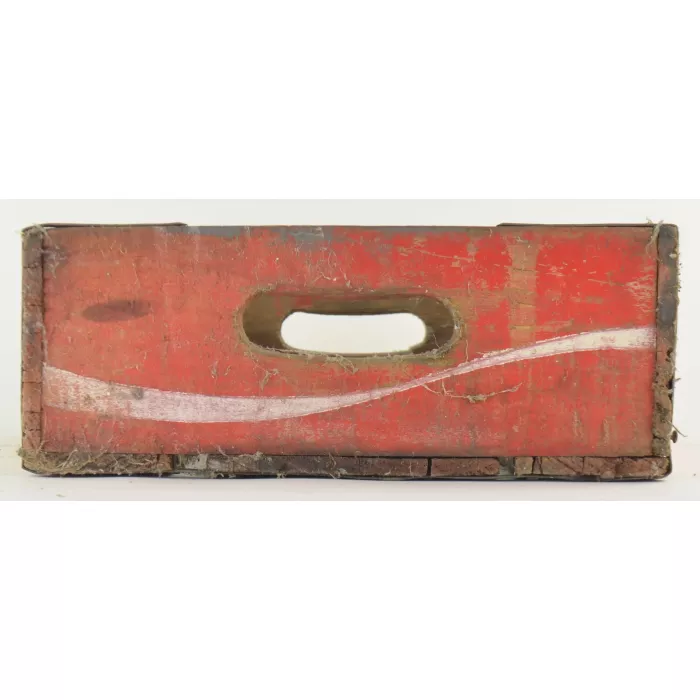 Coca Cola Crate - Red Wooden Coke Carrier - 1978 Signer