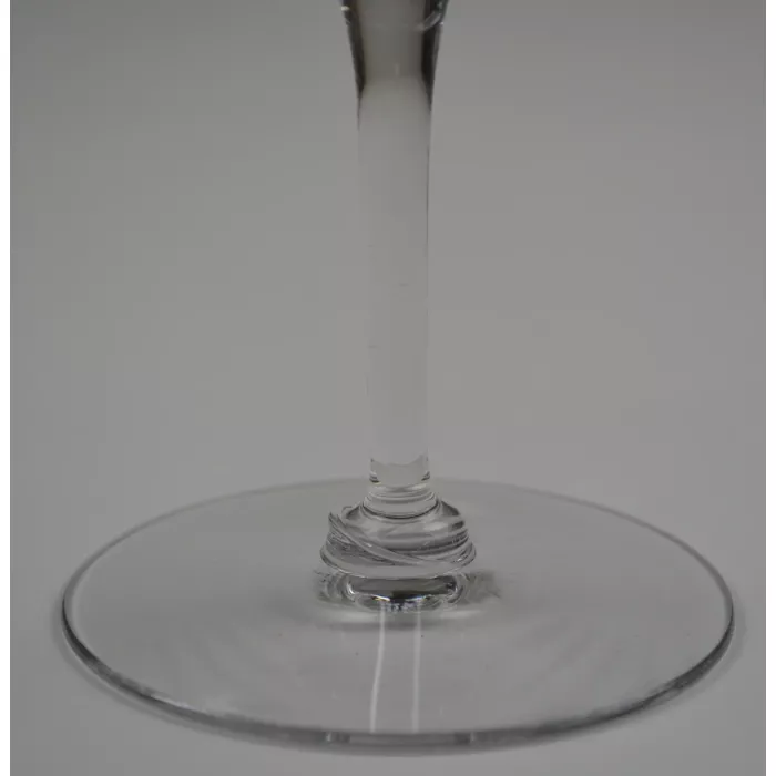 Vintage Clear Martini Glass - 6" Tall