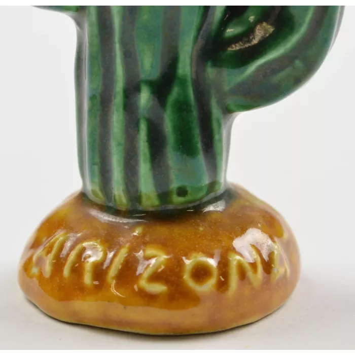 Ceramic Salt & Pepper Shakers - Phoenix Arizona Cactus - 3.625" Tall