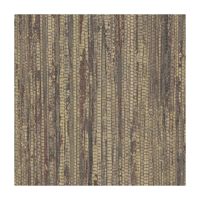 Rough Grass Wallpaper Red, Brown, Ochre, Moroccan Henna Norwall Wallcovering G67963