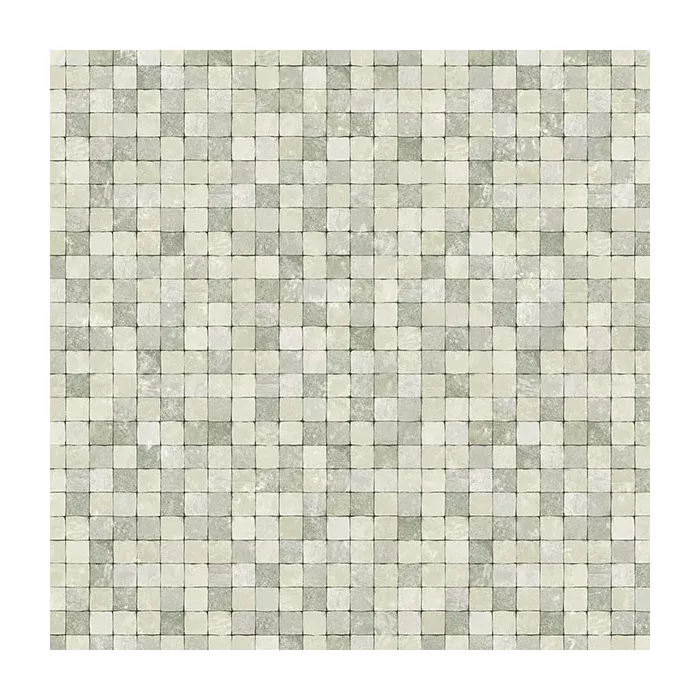 Shades of Blue/Green Faux 1/2 inTiles Greens, Blue/Greens Norwall Wallcovering G67416