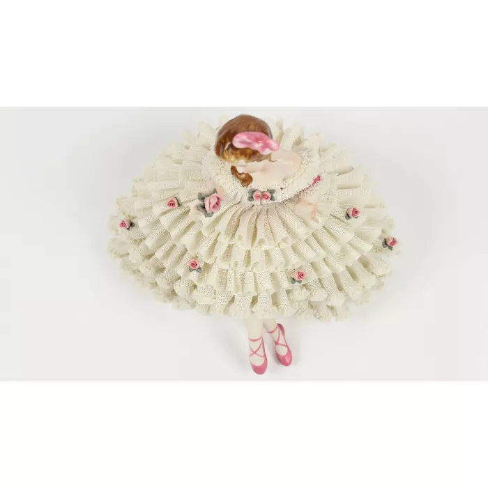 Dresden Doll Lady Sitting