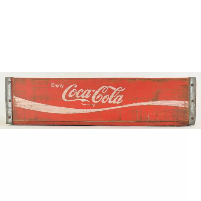 Coca Cola Crate - Red Wooden Coke Carrier