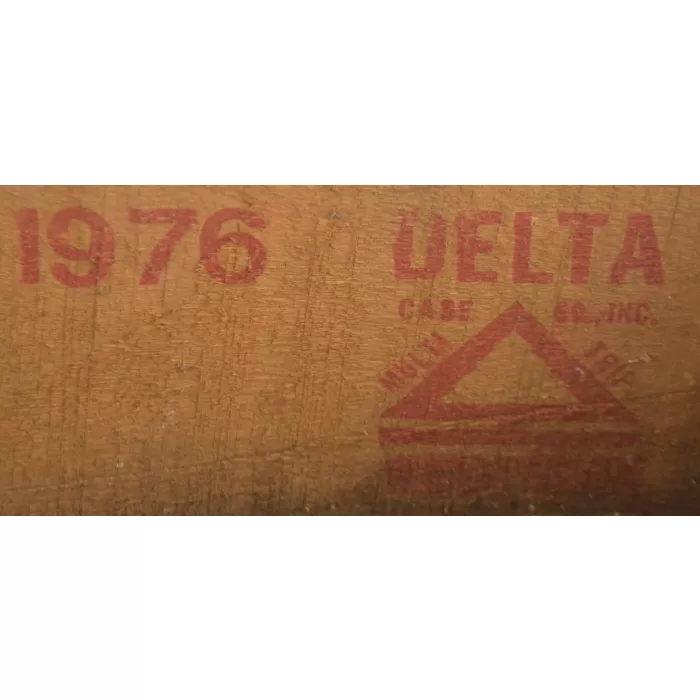 Coca Cola Crate - Red Wooden Coke Carrier - 1976 Delta Case Co., Inc.