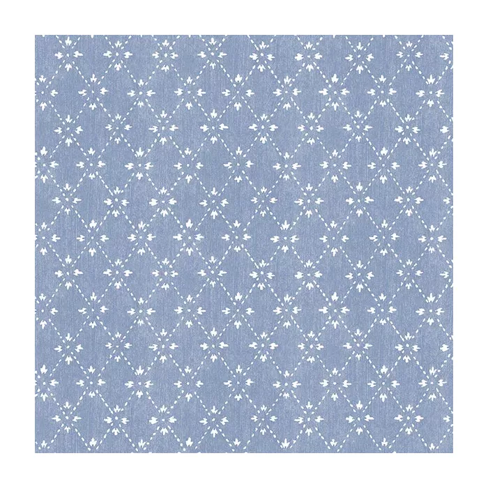 Paisley Print Wallpaper Blue Norwall Wallcovering PP35520