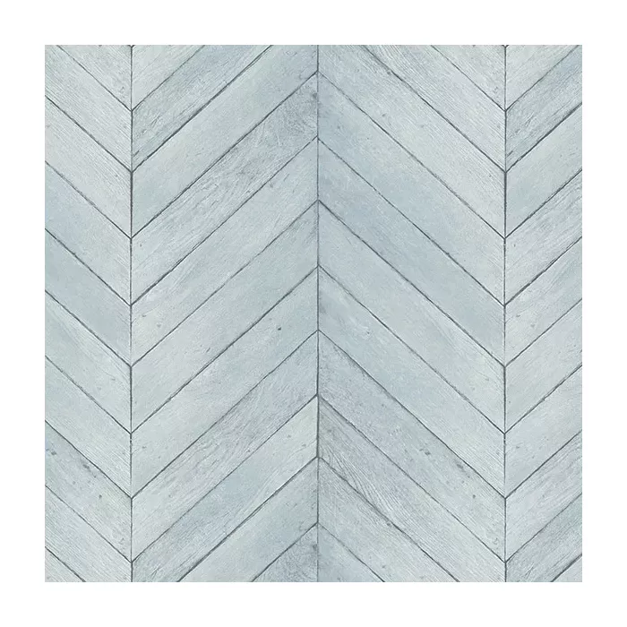 Chevron Wood Wallpaper Turquoise, Blue, Aqua, Tidewater Norwall Wallcovering G67995