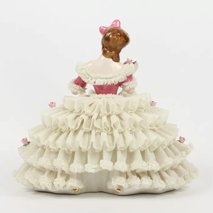 Dresden Doll Lady Sitting