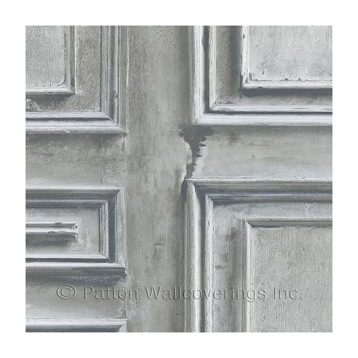Wood Panel Wallpaper Cream, Blue, Grey Norwall Wallcovering LL36214
