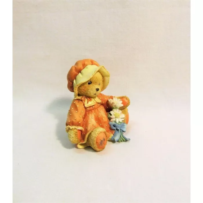 1993 Cherished Teddies Prudence "A Friend To Be Thankful For" Figurine #912808