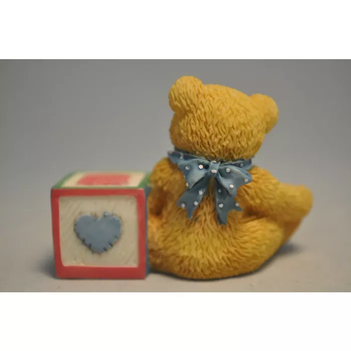 Cherished Teddies Bear with ABC "K" Block 158488K T is for Teddies