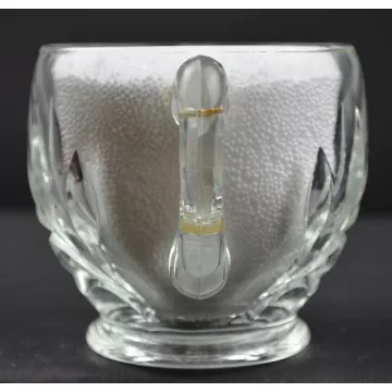 Indiana Glass - Willow Clear Pattern - Open Sugar - 3 Tall