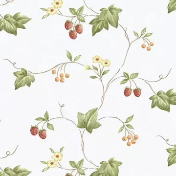 Trellis Trail Wallpaper Green, Yellow, Orange Norwall Wallcovering KK26752