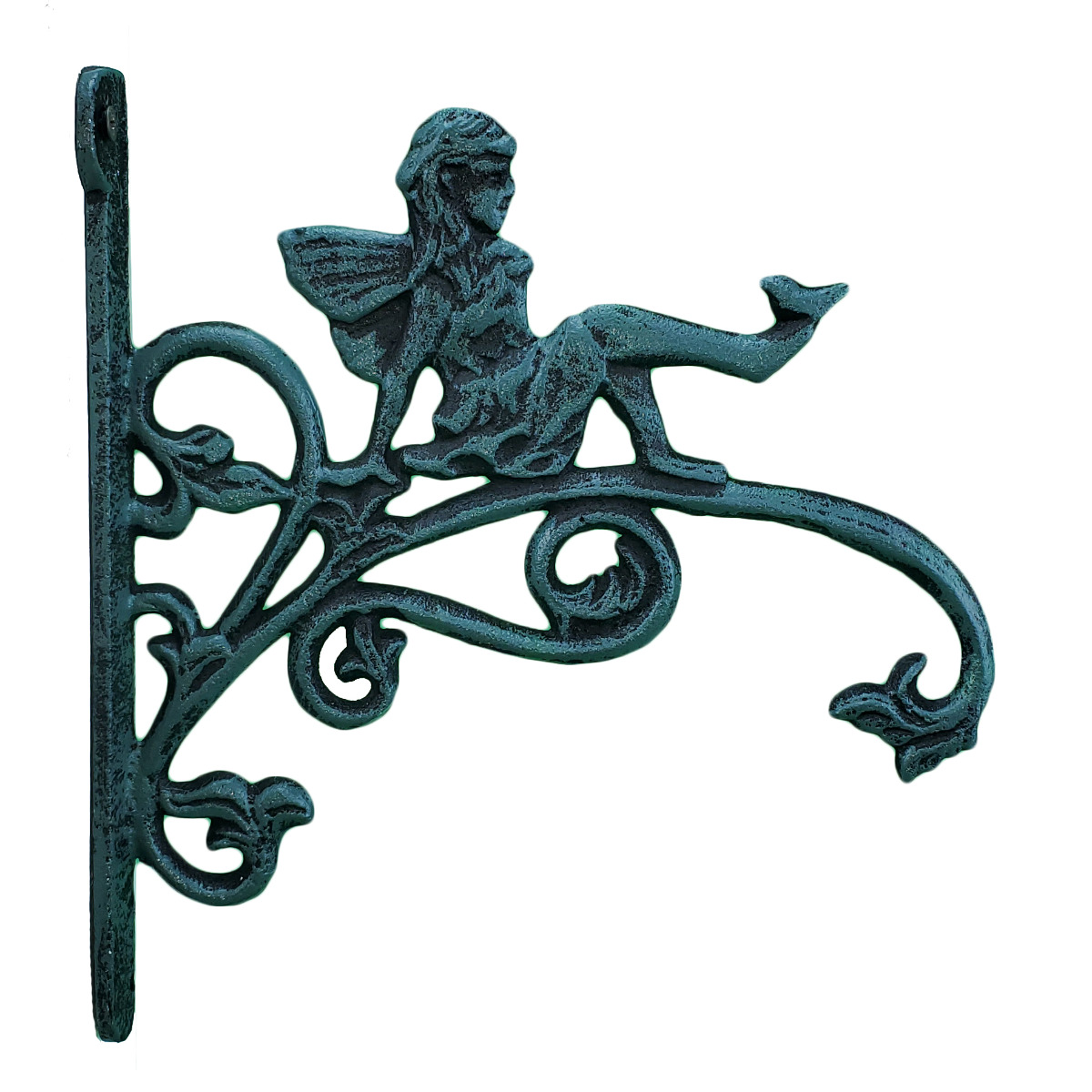 Decorative Bird Cast Iron Plant Hanger Hook - 10.75" Deep
