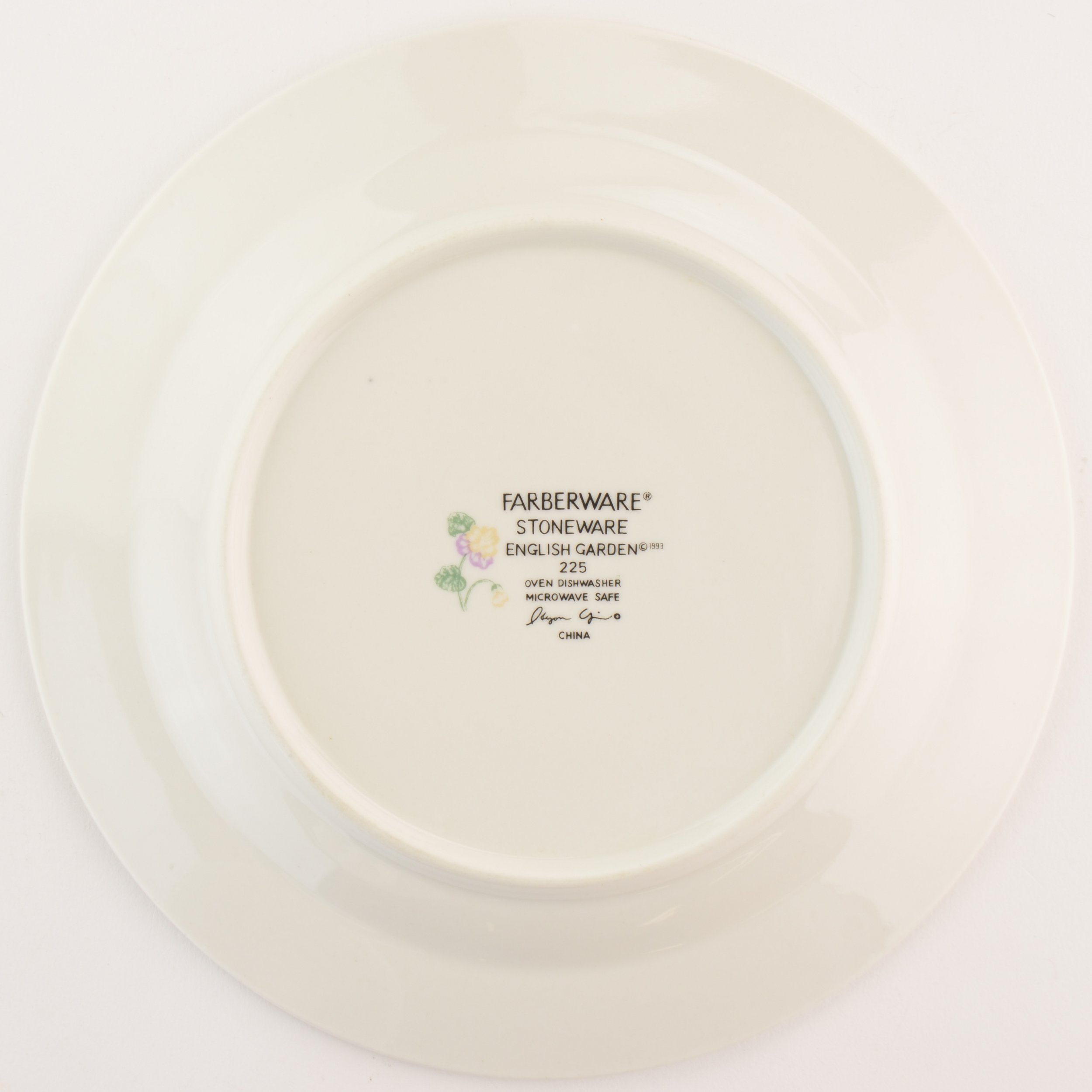 Farberware - English Garden Pattern 225 - Salad Plate