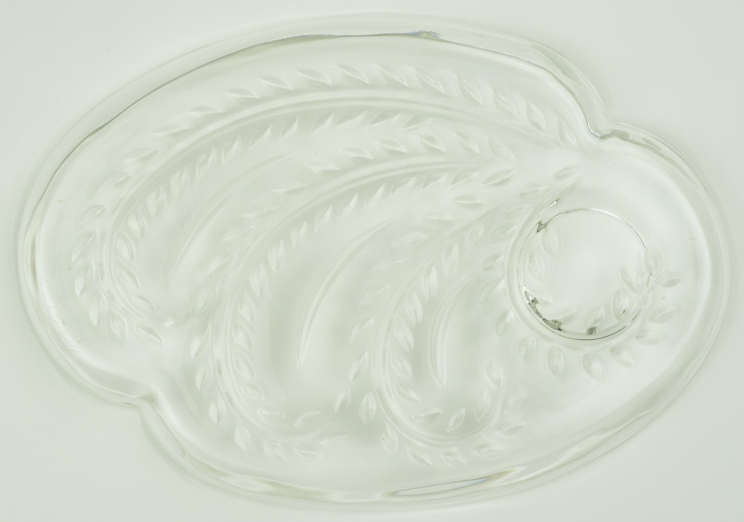 Federal Glass - Homestead Pattern - Snack Plate