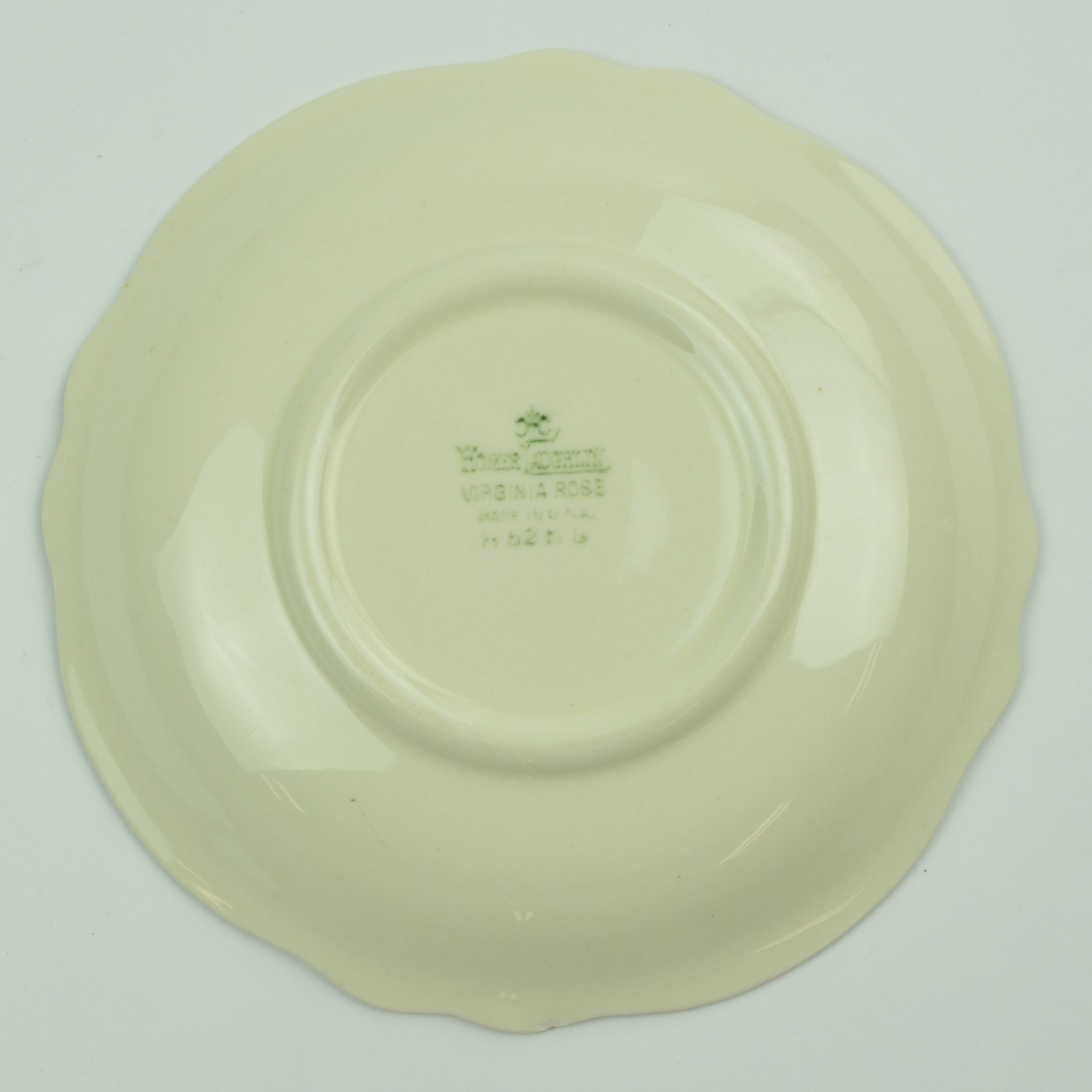 Homer Laughlin - Virginia Rose - Fluffy Rose VR128 - Flat Cup Saucer