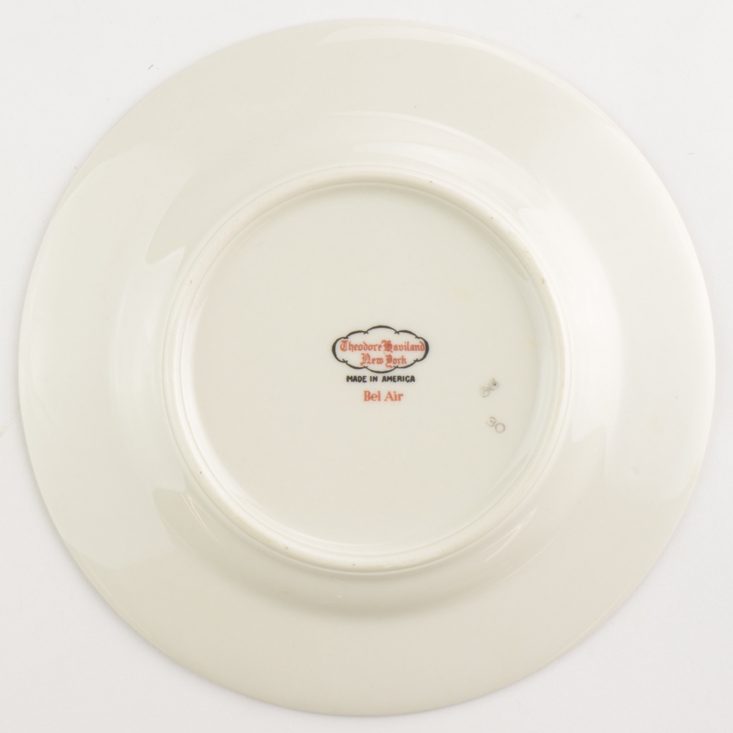 Theodore Haviland - Bel Air Pattern - Bread Plate - 6.5 Wide