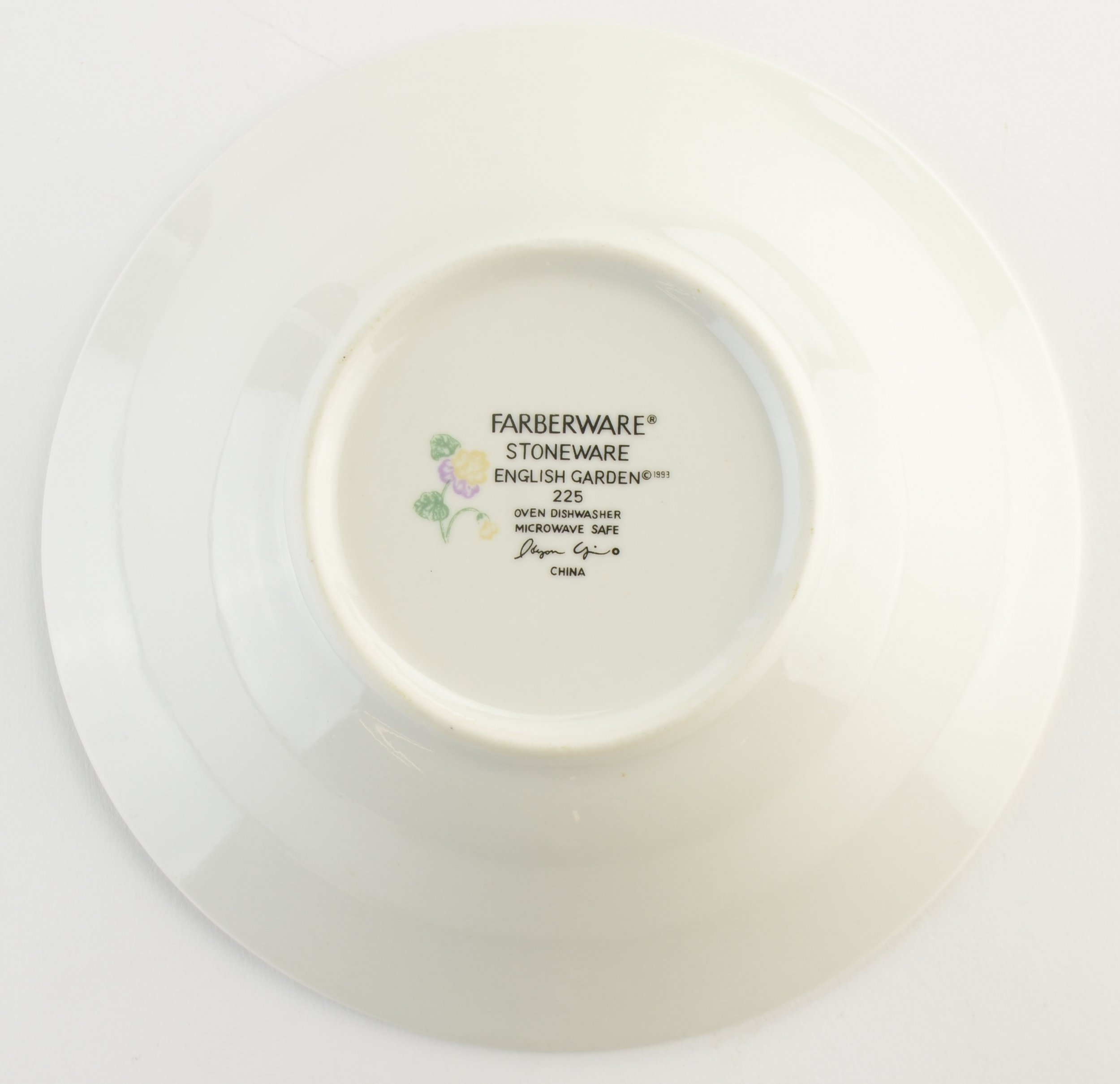 Farberware - English Garden Pattern 225 - Coupe Soup Bowl