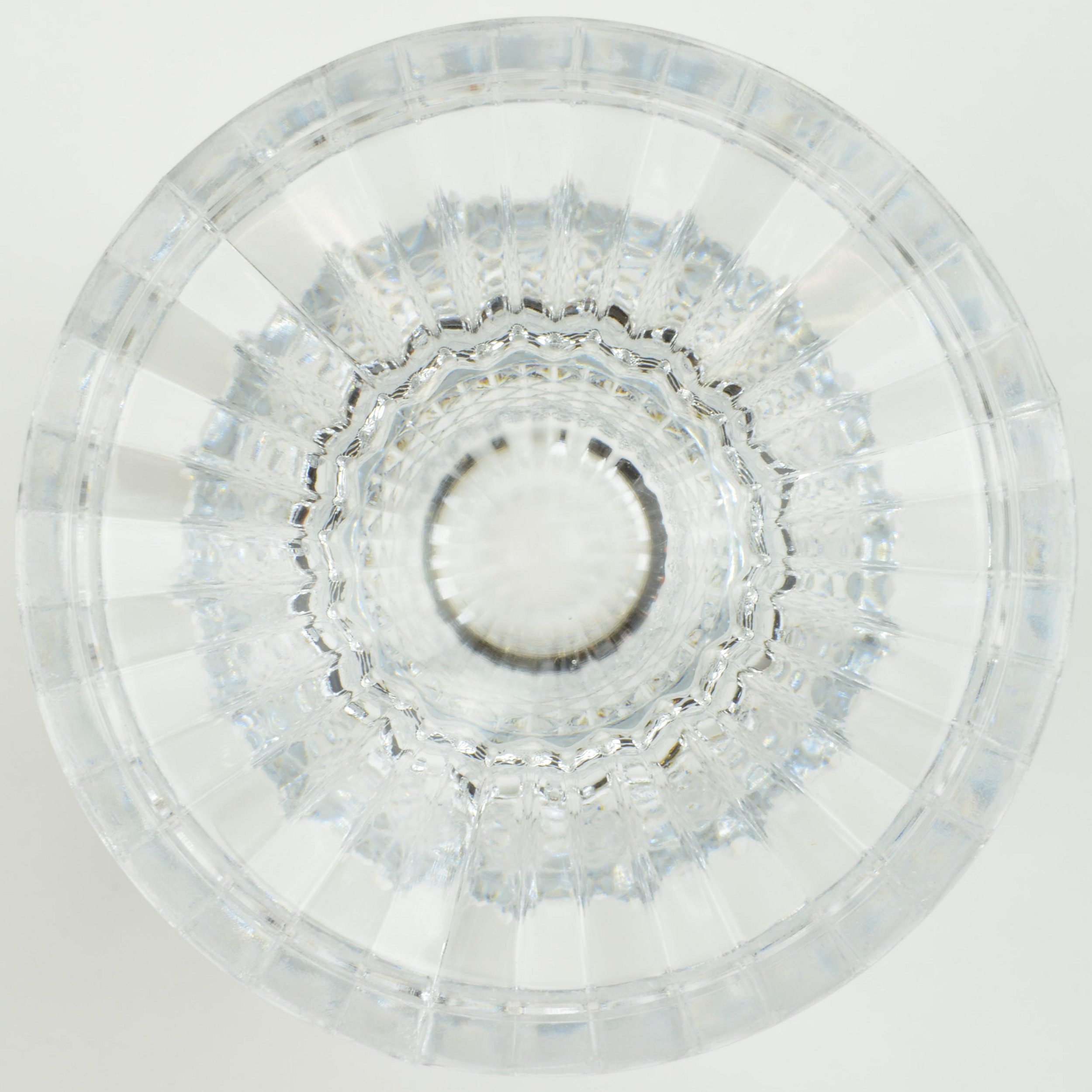 Cris D'Arques - Longchamp Pattern - Footed Vase