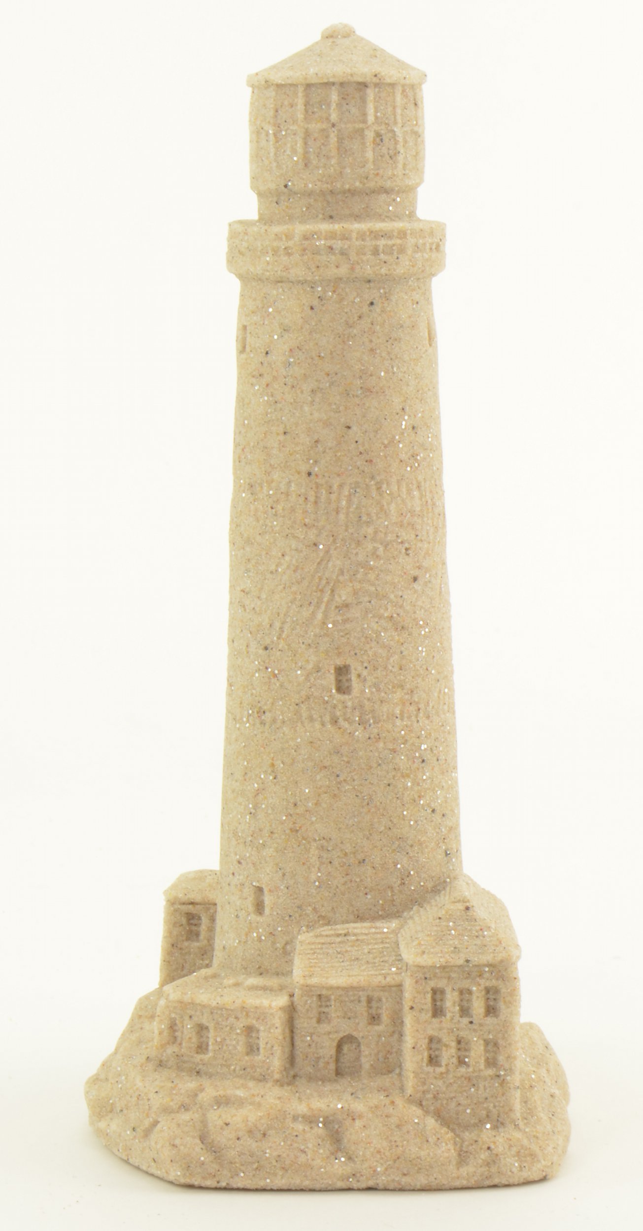Mr. Sandman Sand Sculpture Figurine - Lighthouse 858 - 7 1/8 Tall