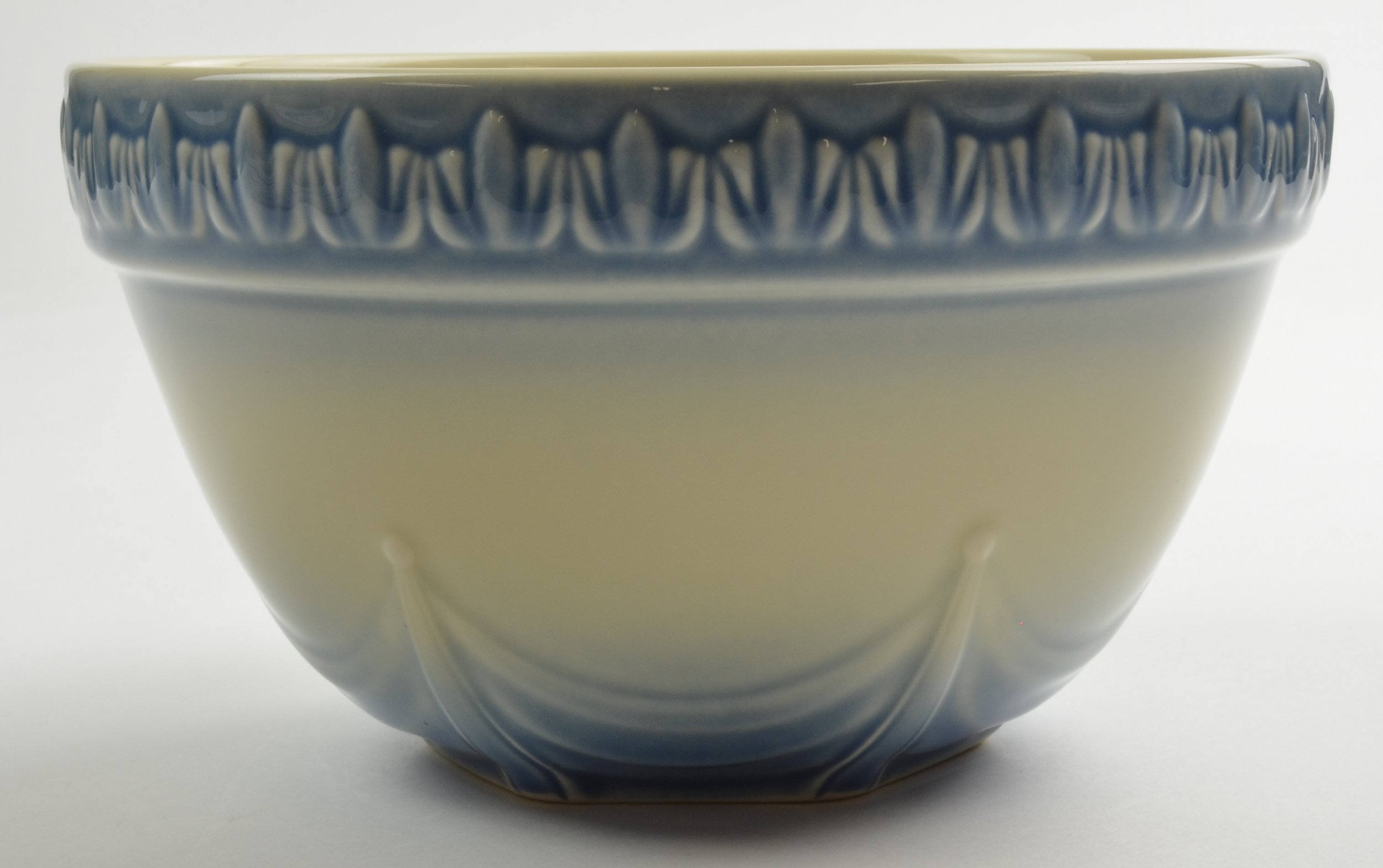 Longaberger - American Craft Cornflower Pattern - Medium Mixing Bowl