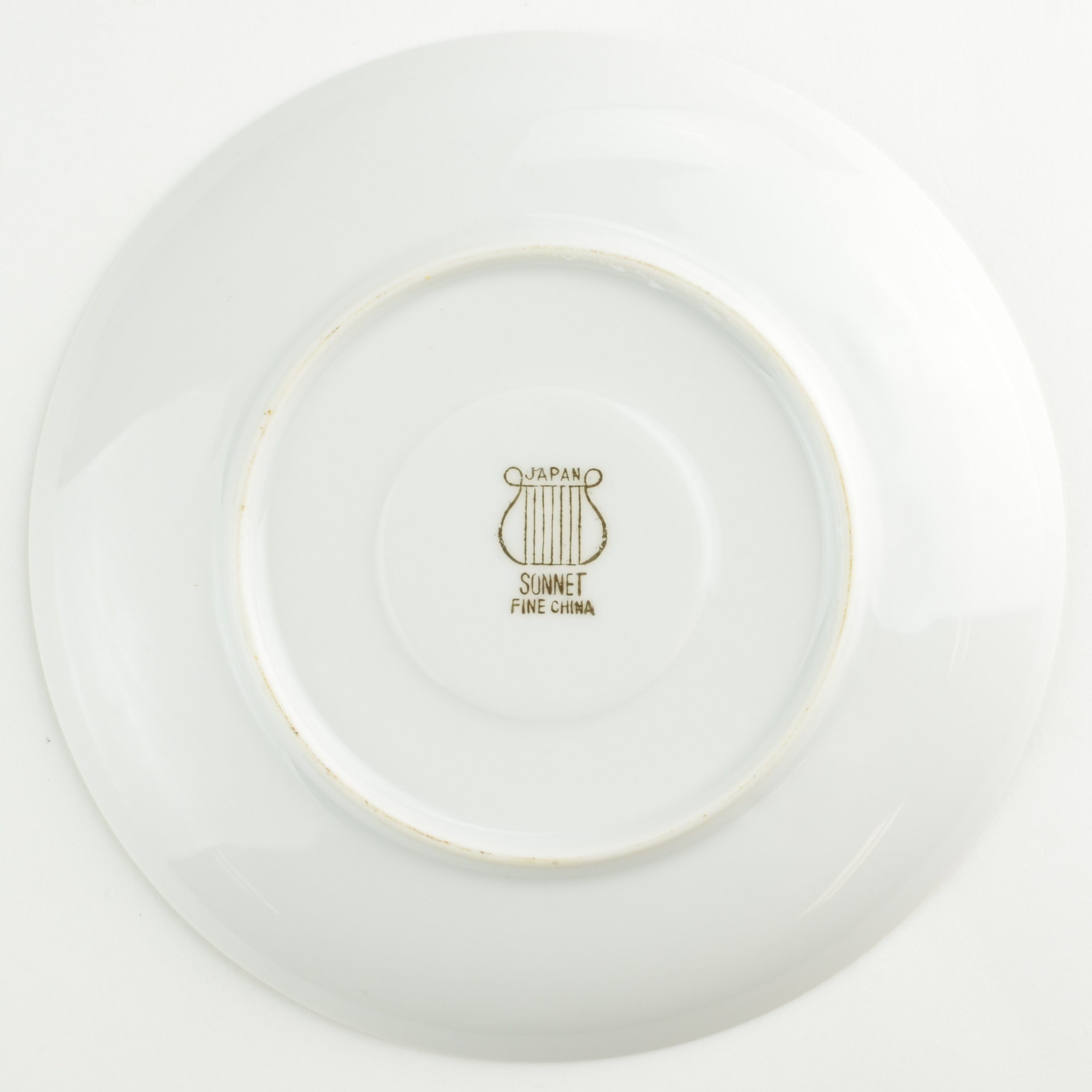 Fine China Of Japan - Sonnet Pattern - Flat Cup Saucer