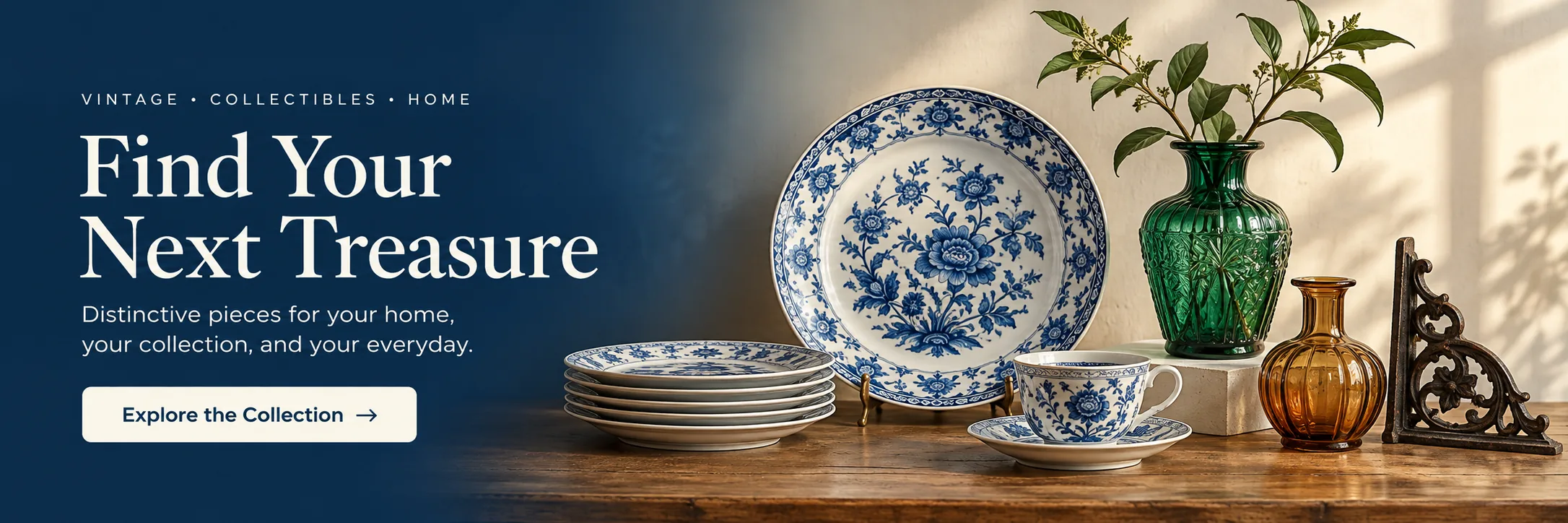 Vintage, collectibles, home — Find your next treasure. Explore the collection